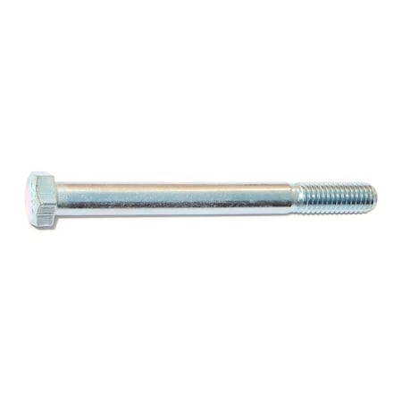 Midwest Fastener Grade 5, 3/8"-16 Hex Head Cap Screw, Zinc Plated Steel, 4 in L, 50 PK 00304